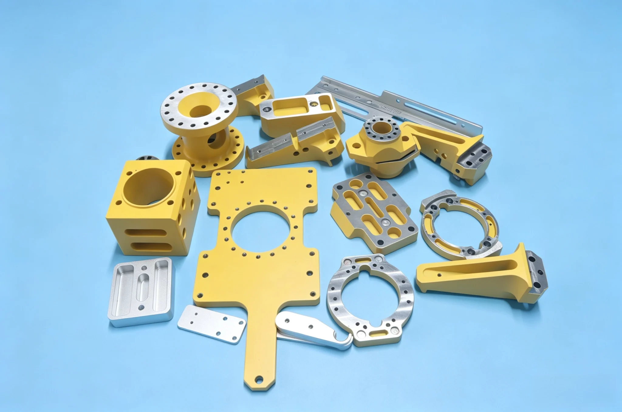 CNC Machined Parts with glossy painting