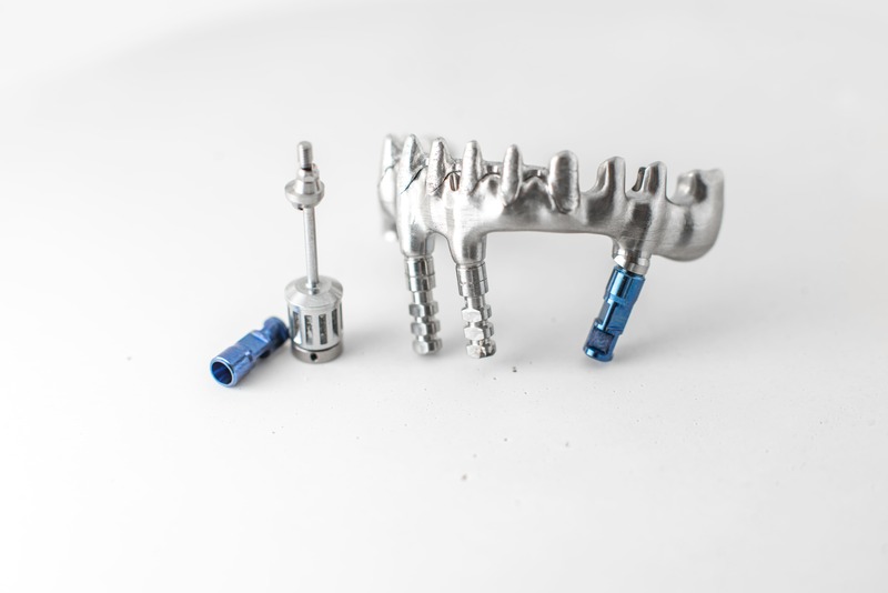 CNC Milled Titanium Dental Implant Bridge Framework