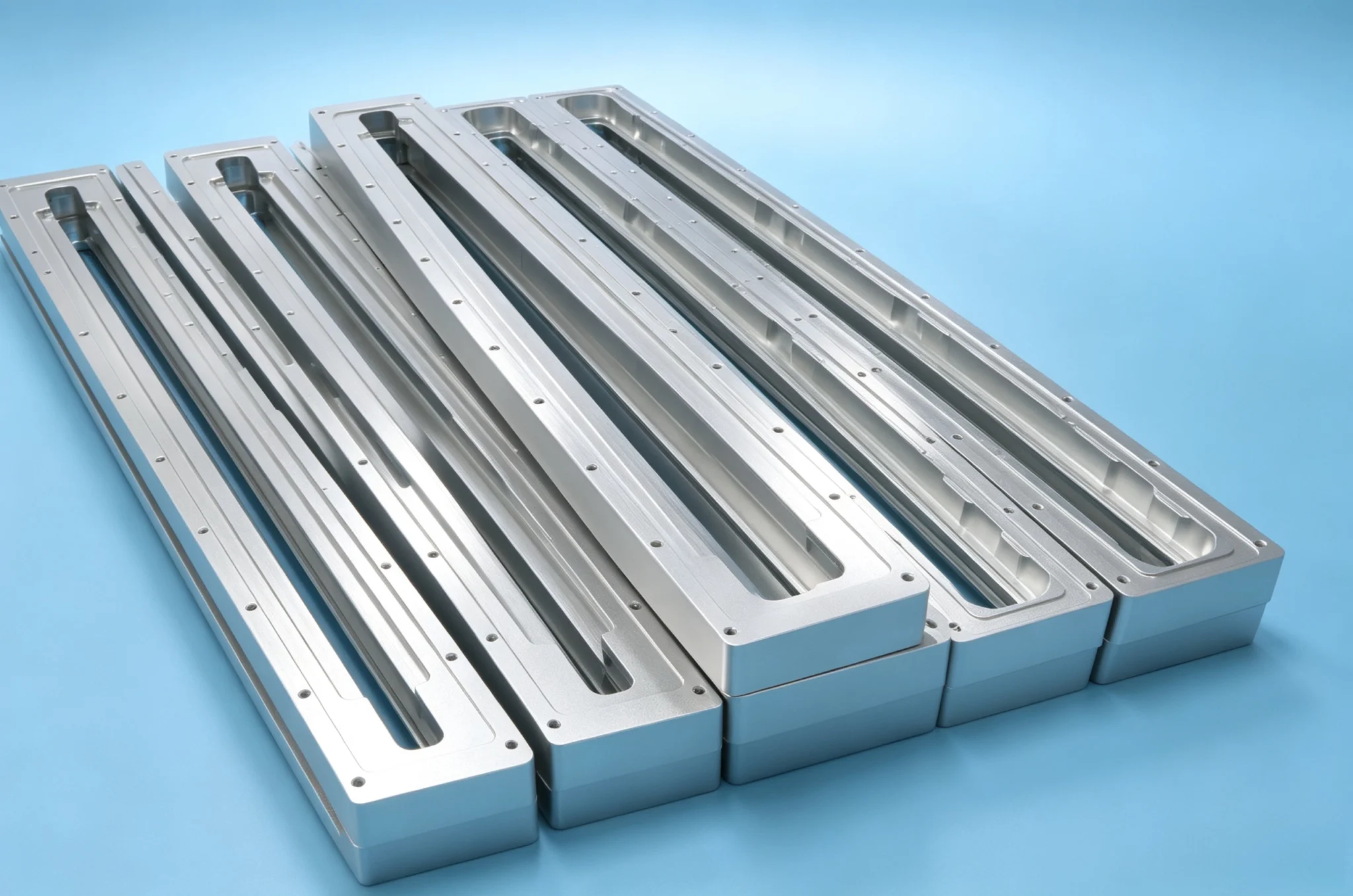 Long U-Slot Aluminum Linear Module Base