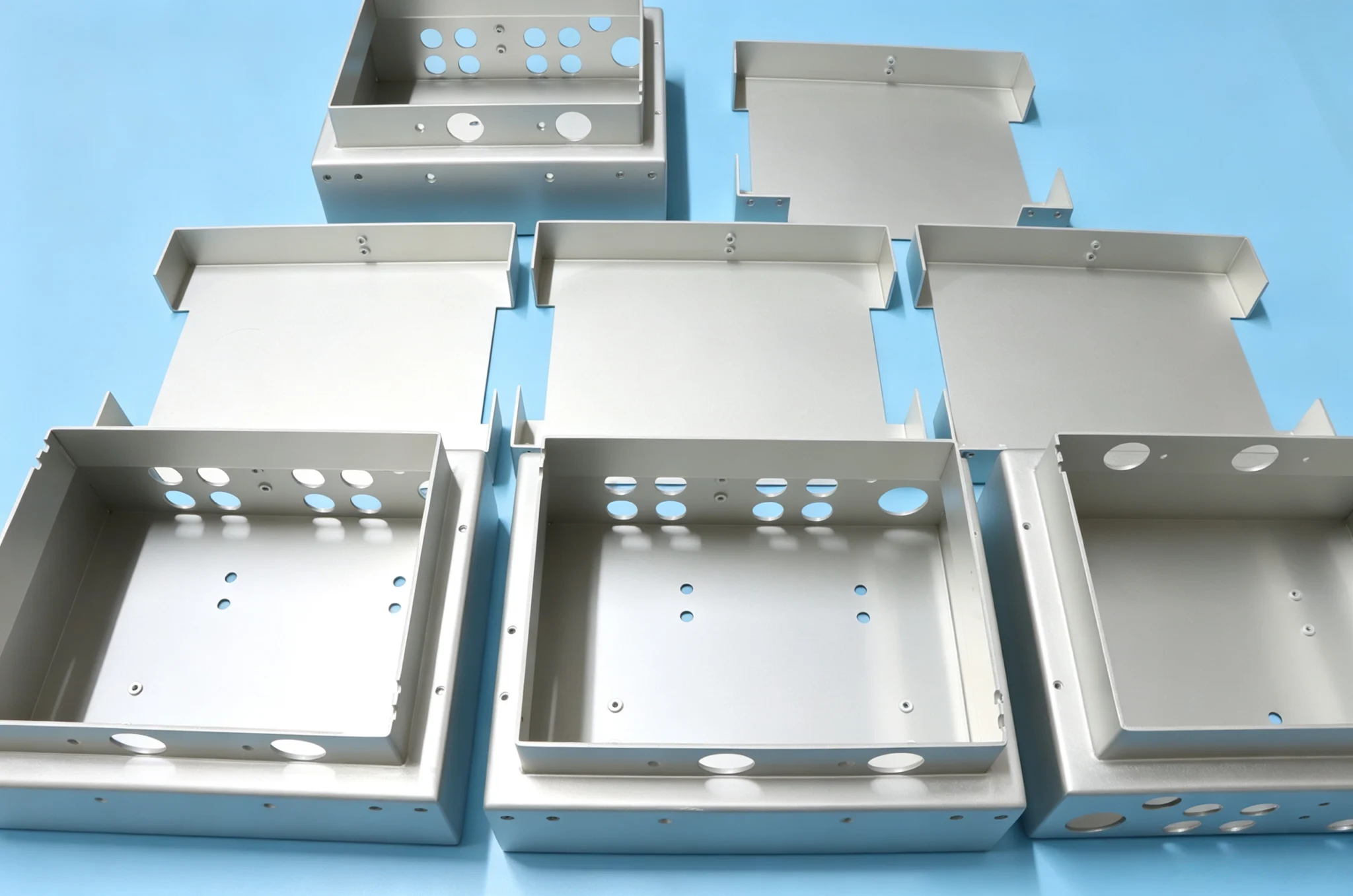 Natural Anodized Split Aluminum Enclosure-Sheet metal parts