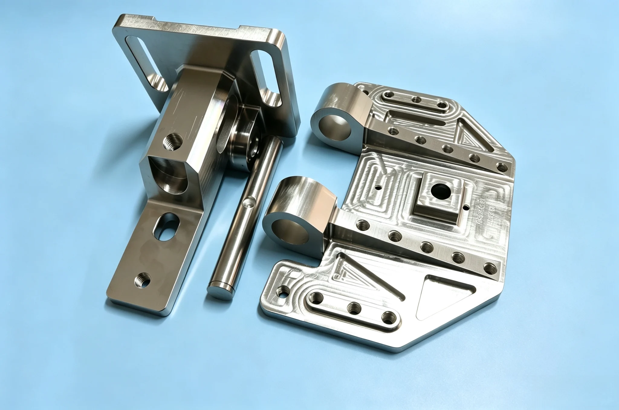Precision CNC Milled Nickel-Plated Steel Parts